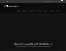 Tablet Screenshot of luxwoodtrim.com